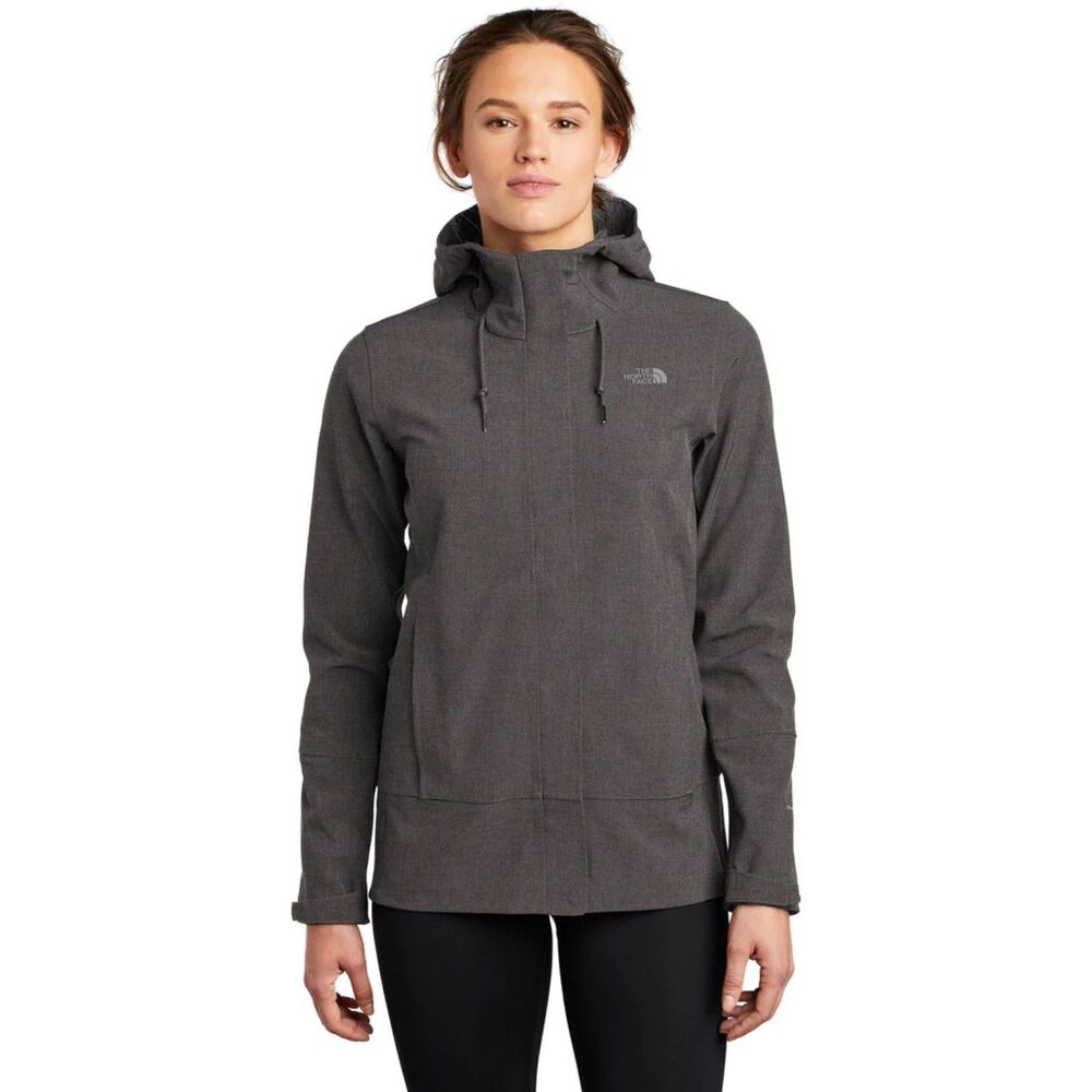 The North Face Apex Flex Charcoal Hooded Softshell Jacket SP